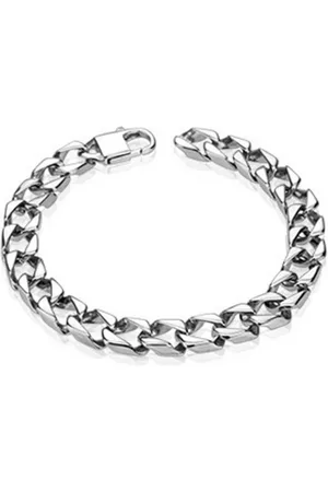 Bungsa Armband Armband Königskette Silber aus Edelstahl Unisex (1 Armband, 1-tlg), Bracelet Armschmuck - Verkäufer: