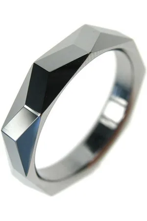 vivance collection Partnerring "Tungsten Eternity" Facettierter Wolfram Partner Ring, mit Seitenschliff - Verkäufer: KINGKA