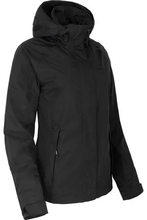 Bergson Regenjacke ROCKRIDER Damen Regenjacke, Netzfutter, 12000 mm Wassersäule, Normalgrößen, sch - Verkäufer:
