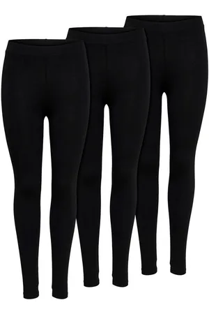 ONLY Leggings ONLLIVE LOVE NEW GE (3-tlg., 3er Pack) an der Hüfte nicht zu kurz, blickdicht - Verkäufer: Velvet-Shop
