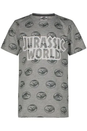 Jurassic World T-Shirt T-Rex Jurassic Park Kinder T-Shirt Kinder + Jugendliche + Blau Größe 134/140 146/152 158/164 170/176 cm Lizensiert - Verkäufer: coole-fun-t-shirts