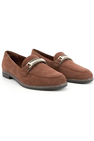 Jana Damen Slipper Cognac Suede - 8-24201-27-321 Slipper - Verkäufer: Hetzl & Hirsch