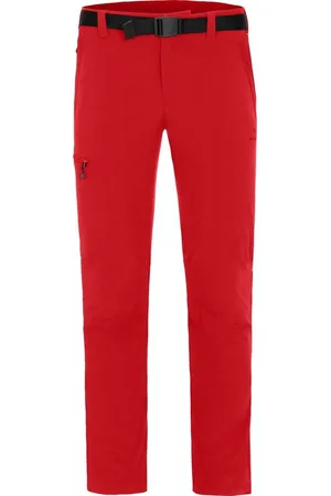 Bergson Outdoorhose HUBBARD Herren Wanderhose, vielseitig, pflegeleicht, Kurzgrößen, salsarot - Verkäufer: