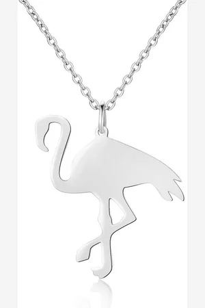 Ailoria Edelstahlkette FLAMANT Halskette (1-tlg., inkl. Schmucksäckchen), aus Edelstahl mit Flamingo-Anhänger - Verkäufer: Lifestyle Delights