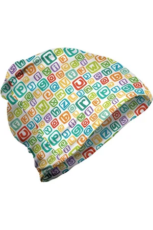 Abakuhaus Beanie Wandern im Freien Alphabet Unregelmäßige Brief Squares - Verkäufer: Color-D Textile GmbH