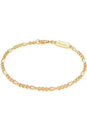 Kuzzoi Silberarmband Herren Figaro Massiv 925 Silber, Figaro - Verkäufer: JULIE & GRACE GmbH