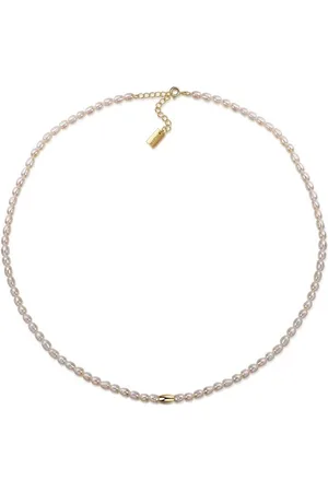 Ailoria Silberkette SANAKO Halskette (1-tlg), 925 Sterling Silber vergoldet Süßwasserperle - Verkäufer: Lifestyle Delights