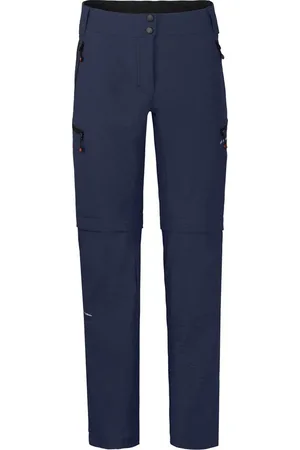 Bergson Outdoorhose VALLI zip-off Damen Radhose, robust elastisch, Kurzgrößen, peacoat - Verkäufer: