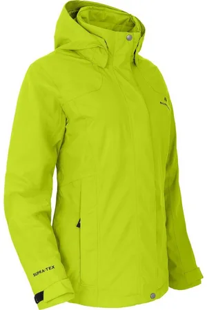Bergson Regenjacke ROCKRIDER THERMO Damen Regenjacke, leicht wattiert, 12000 mm Wassersäule, Langgrößen - Verkäufer: