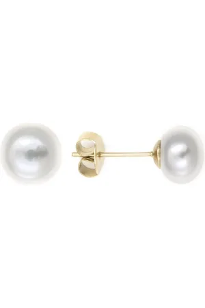 Heideman Paar Ohrstecker Perlohrstecker 8mm goldfarben (Ohrringe, inkl. Geschenkverpackung), Ohrstecker für Frauen - Verkäufer:
