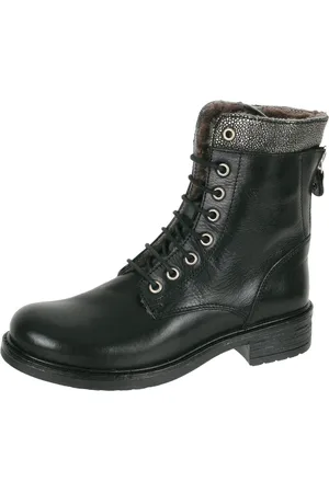 Momino 2980M Leder Stiefel Stiefeletten Boots Lammfell Winterstiefel Schnürstiefelette - Verkäufer: Alex und Elis Kinderschuhe