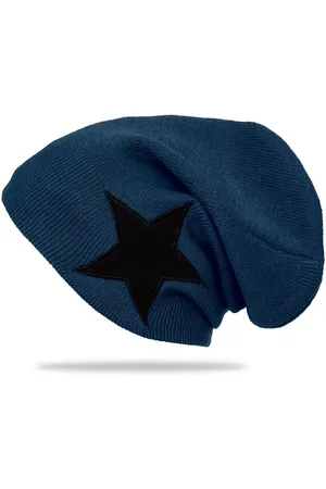 CASPAR Beanie MU094 klassische Fein Strick Unisex Mütze mit STERN - Verkäufer: & SIKORA