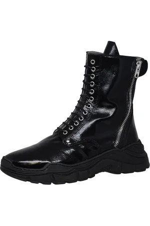 Momino 3990 Boots Stiefel Stiefeletten Leder Lammfell Schnürstiefelette - Verkäufer: Alex und Elis Kinderschuhe
