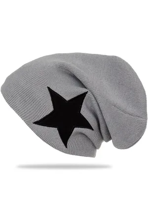 CASPAR Beanie MU094 klassische Fein Strick Unisex Mütze mit STERN - Verkäufer: & SIKORA