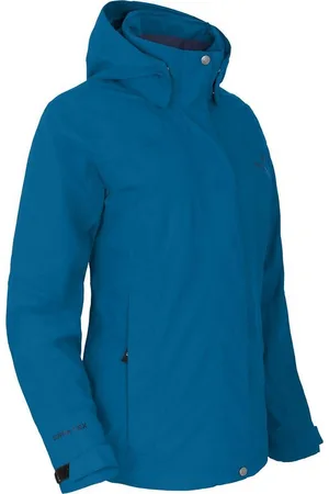 Bergson Regenjacke ROCKRIDER THERMO Damen Regenjacke, leicht wattiert, 12000 mm Wassersäule, Langgrößen - Verkäufer: