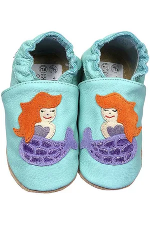 HOBEA Kitaschuhe Meerjungfrau mint 22/23 (1½ - 2 Jahre) Kautschuksohle Lauflernschuh - Verkäufer: