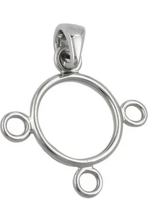 GALLAY Charm-Einhänger 21mm für Charm-Anhänger glänzend rhodiniert Silber 925 - Verkäufer: Cats Collection