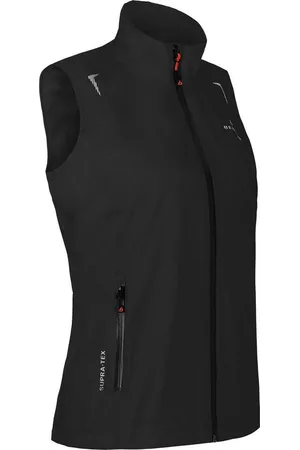 Bergson Regenjacke HELLI Weste Damen Regenweste, Netzfutter, 12000 mm Wassersäule, Normalgrößen, sch - Verkäufer:
