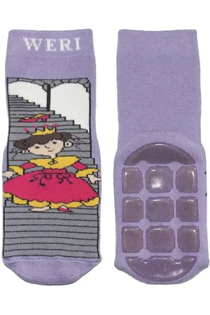 WERI SPEZIALS Strumpfhersteller GmbH ABS-Socken Kinder ABS-Socken für Mädchen >>Aschenputtel<< aus Baumwolle mit Frottee - Verkäufer: Strumpf-Welt GbR