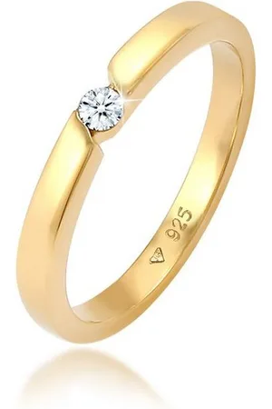 Elli DIAMONDS Diamantring Verlobungsring Diamant (0.06 ct) 925 Silber, Diamant - Verkäufer: JULIE & GRACE GmbH