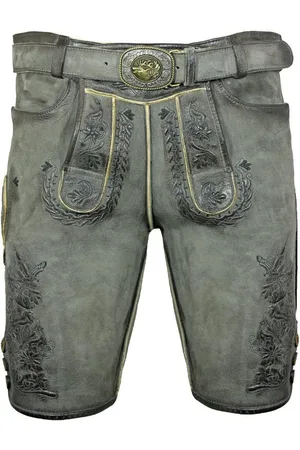 Mark Maddox Trachtenlederhose Kurze Trachten Lederhose 