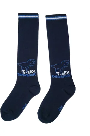 WERI SPEZIALS Strumpfhersteller GmbH Kniestrümpfe Kinder Kniestrümpfe für Jungs >>T-Rex<< aus Baumwolle - Verkäufer: Strumpf-Welt GbR