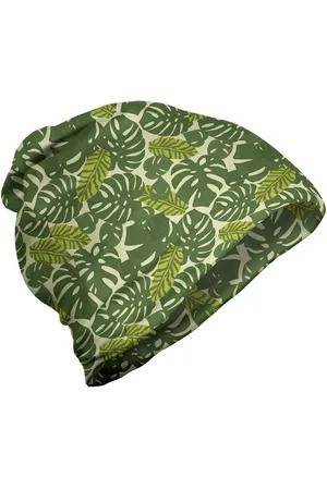Abakuhaus Beanie Wandern im Freien Blätter Exotische Wald Monstera Blatt - Verkäufer: Color-D Textile GmbH