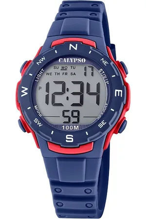 Calypso Digitaluhr Calypso Unisex Uhr Digital K5801/4, (Digitaluhr), Damen, Herrenuhr rund, mittel (ca. 35mm) Kunststoffband, Sport-Style - Verkäufer: Fit4Style Silberschmuck - IMPPAC