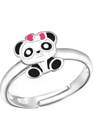 schmuck23 Fingerring Kinder Ring Panda Bär 925 Silber, Kinderschmuck Silberring Mädchen Geschenk - Verkäufer: