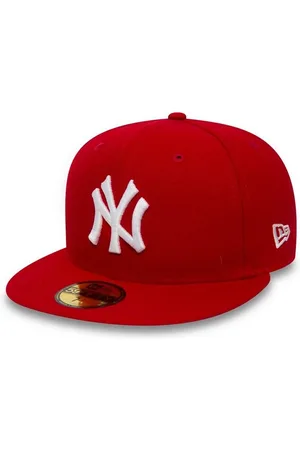 New Era Baseball Cap 59Fiftys Cap - NY YANKEES - Scarlet-White - Verkäufer: Fashioncode