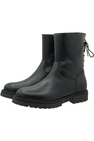 Dianetti Stiefel 9973 Winter Boots Leder Lammfell Schwarz Schnürstiefelette - Verkäufer: Alex und Elis Kinderschuhe