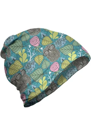 Abakuhaus Beanie Wandern im Freien Eule Hipster Tier Wise Vogel - Verkäufer: Color-D Textile GmbH