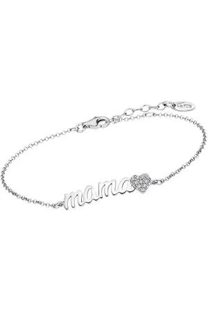 Lotus Silberarmband Mama Armband LP1808-2/5 (Armband), Armband Mama ca. 16cm, 925 Sterling Silber, Farbe: weiß, silber - Verkäufer: Fit4Style Silberschmuck - IMPPAC