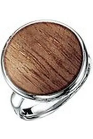 vivance collection Fingerring Edelstahl Ring mit Holzeinlage - Verkäufer: KINGKA