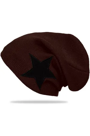 CASPAR Beanie MU094 klassische Fein Strick Unisex Mütze mit STERN - Verkäufer: & SIKORA