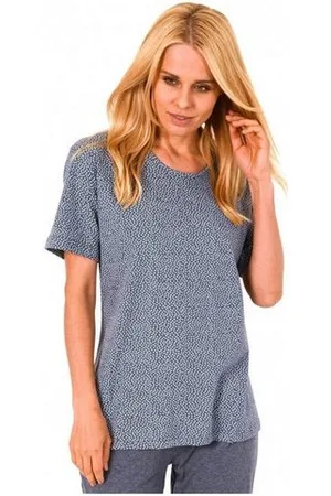 Normann Relaxanzug Damen Shirt Oberteil kurzarm Mix & Match Minimalprint - Verkäufer: Fairway
