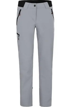 Bergson Outdoorhose VIDAA COMFORT Damen Wanderhose, leicht, strapazierfähig, Normalgrößen, hellgrau - Verkäufer: