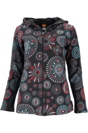 GURU-SHOP Langjacke Boho Hippie chic Jacke, bestickte Jacke - alternative Bekleidung - Verkäufer: