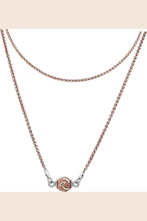 SilberDream Silberkette Kugel Halskette silber rose (Halskette), Halsketten (Kurgel) ca. 46cm, 925 Sterling Silber, vergoldet (Roségold - Verkäufer: Fit4Style Silberschmuck - IMPPAC