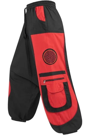 Kunst und Magie Haremshose Cargohose Hippie Haremshose Goahose Flower of Life Pluderhose Hose - Verkäufer: