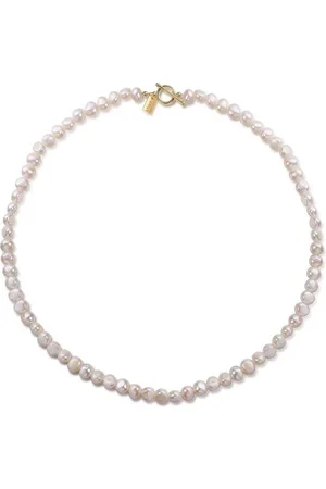 Ailoria Silberkette SORANO Halskette (1-tlg), 925 Sterling Silber vergoldet Süßwasserperle - Verkäufer: Lifestyle Delights
