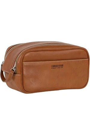 Leonhard Heyden Kulturbeutel Washbag, aus echtem Rindsleder - Verkäufer: modeherz