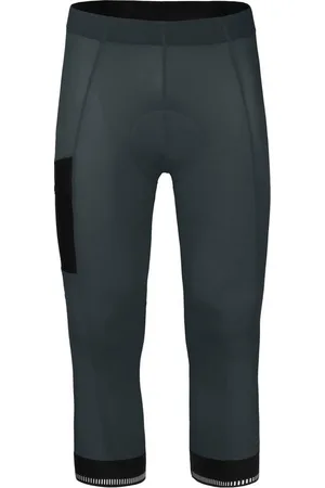 Bergson Fahrradhose KEMI COMFORT Capri (mit Sitzpolster) Herren 3/4 Radhose, bielastisch, tight, Normalgrößen, dunkel - Verkäufer: