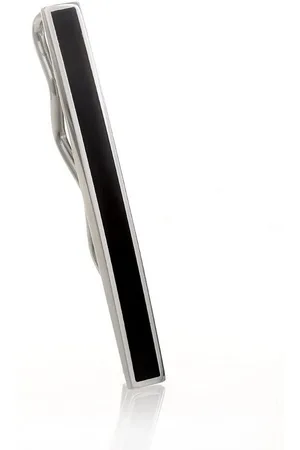 Karisma Krawattennadel Herren Edelstahl 316L Krawattennadel / Krawattenklammer / Tie Clip, schwarz Emailliert - STT006-KA - Verkäufer: Schmuck