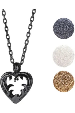 Kingka Kette und Anhänger Set CAGES Stardust Anhänger "Herz" mit Kette (Set 5-tlg), zum Öffnen und Wechseln - Verkäufer: