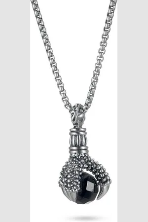 Kingka Kette mit Anhänger Adlerkralle Anhänger mit Venezia Kette "Urban Rocks", mit Onyx - Verkäufer: