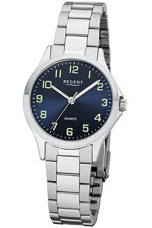 Regent Quarzuhr Damen Uhr 2252407 Metall Quarz, (Analoguhr), Damen Armbanduhr rund, klein (ca. 29mm), Metallarmband - Verkäufer: Fit4Style Silberschmuck - IMPPAC