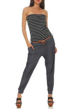 malito more than fashion Jumpsuit 9650 Marine Design Einheitsgröße - Verkäufer: malito