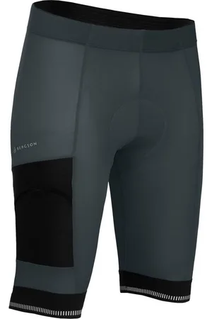 Bergson Fahrradhose KEMI COMFORT Bermuda (mit Sitzpolster) Herren Radshorts, bielastisch, tight, Normalgrößen, dunkel - Verkäufer: