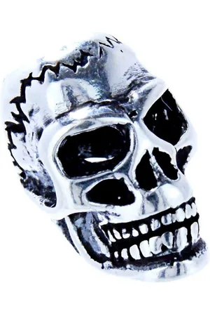 Kiss of Leather Diadem Bartperle Totenkopf Skull Haarperle Silber 925 Bartschmuck - Verkäufer: